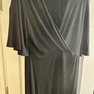 Black wrap dress LuLu